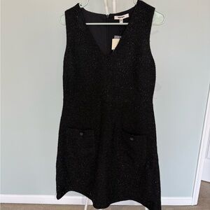 Elegant Black Sleeveless Mini Dress
